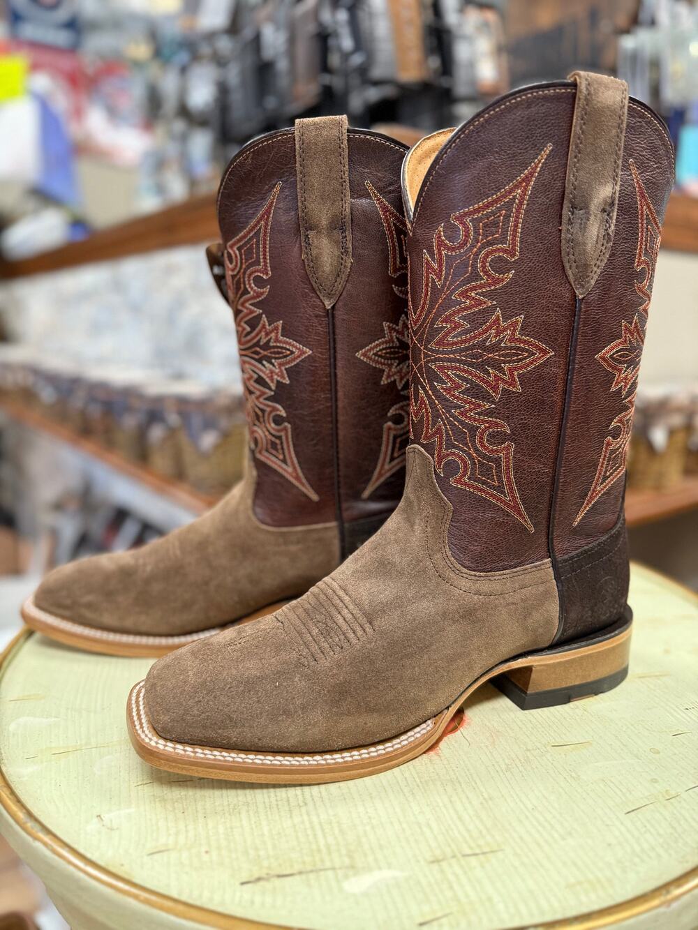 Ariat Men's Circuit Gritty Western Boots - Broad Square Toe 10063995